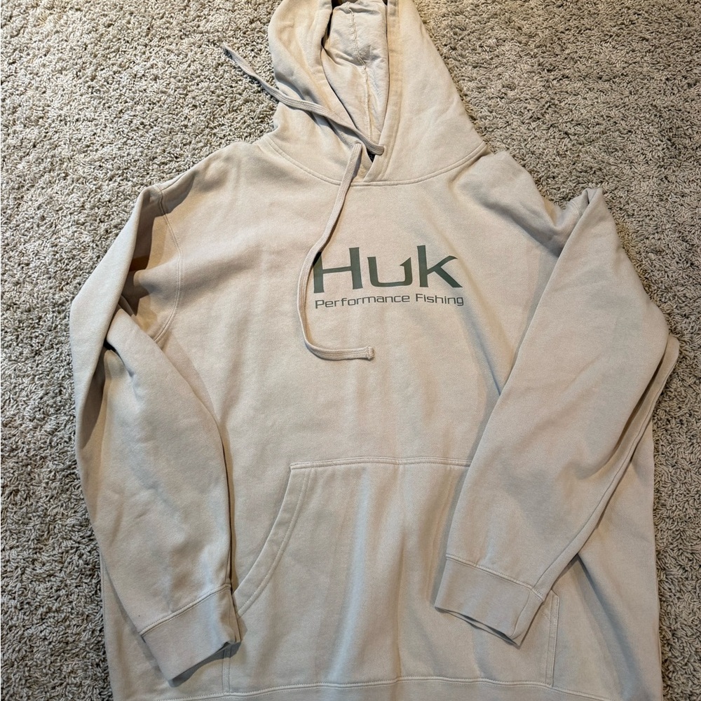 Huk Men's Light Tan Hoodie